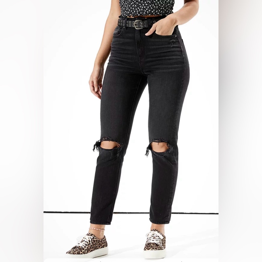 American Eagle Outfitters Black High Rise Jeans